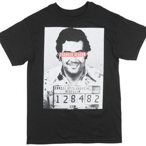 NEW M-2XL Black Tshirt Escobar Graphic Cotton Tee
